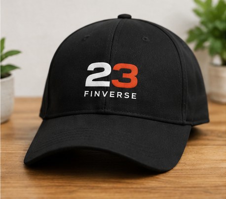 23 Finverse branded caps